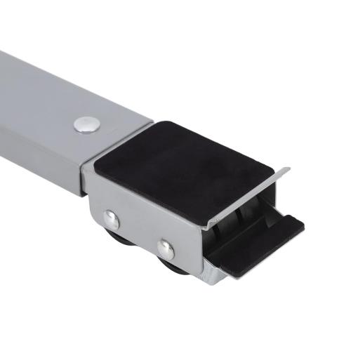Duty Extendable Appliance Roller 300KG Capacity Detachable Double Row 24 Wheels for Refrigerators Washing Machines Cabinets and Furniture Gliding Slider with Secure Brakes