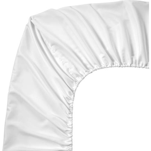 FreshCulture Queen Fitted Sheets, Bulk Pack of 6, Deep Pocket, Soft Microfiber Bottom Sheets for Home, Salons, Hotels, Queen Size Fitted Sheets Only (White)
