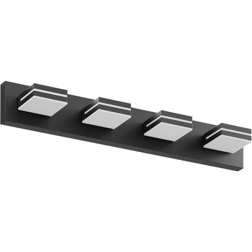 Modern LED Vanity Light, 4-Lights Wall Sconce for Bathroom and Mirror, Sleek Minimalist Design, Energy-Efficient, Easy to Install