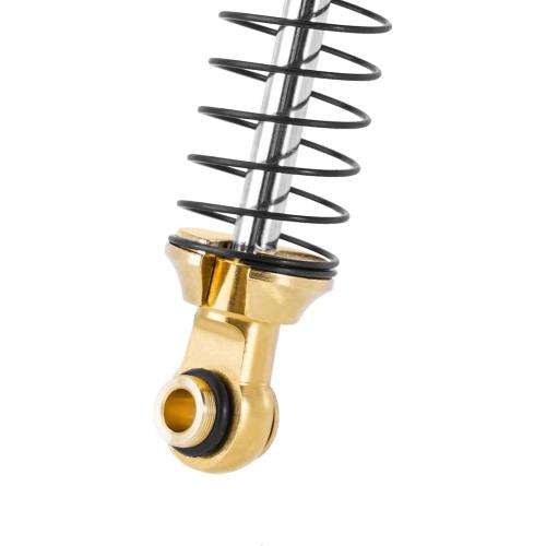 INJORA Brass & Aluminium 59mm Shocks- Long Threaded Shock Absorber Oil Damper for TRX4M TRX4MT 1/18 RC Crawler Upgrade
