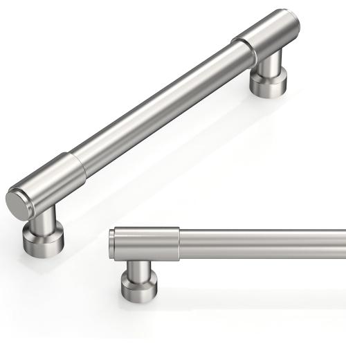 10 Pack Brushed Satin Nickel Cabinet Pulls 5 Inch(128mm) Kitchen Cabinet Handles Cabinet Hardware for Drawer Pulls