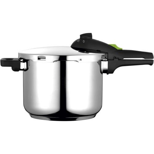 Fagor Rapid Xpress Pressure Cooker 6 Litres, Induction, Express Super Fast, Stainless Steel 18/10, All Types of Cookers, Thermo Diffuser Bottom, 2 Pressure Levels, 5 Safety Systems