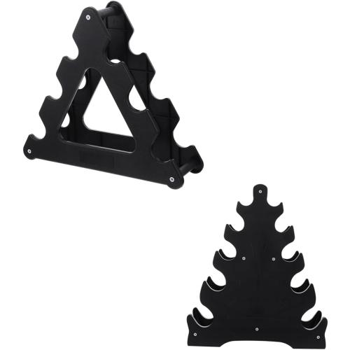 BESPORTBLE 2pcs Vertical Dumbbell Rack Stand Dumbbell Display Storage Fitness Equipment Accessories