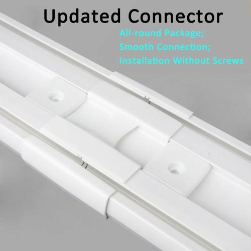 Curtain Conjoined Double Track, Heavy Duty Ceiling Rail for Living Room Bedroom Room Divider(White, 3-6ft)