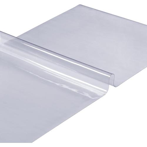 VEVOR  Large Clear Table Cover Protector, 1.5mm Thick PVC Plastic Tablecloth, Waterproof & Oil Spill Proof, Customizable Rectangle Table Cover for Writing Desk, Coffee Table, Dining Room Table