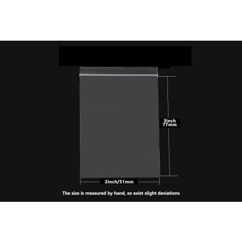 Small Zip Bag 2x3,1000 Pcs Mini Baggies, Clear Plastic Jewelry Zip Bags, Reclosable Zipper Storage Bags for Pills, Beads, Screws, Small Items