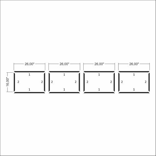 Premade Wall Molding Kit, Ready to Assemble Wainscoting Panels, Installed with Glue, Pre-Cut Molding Trim for Interrior Wall, DIY, (4 Frames, NOT Peel and Stick)