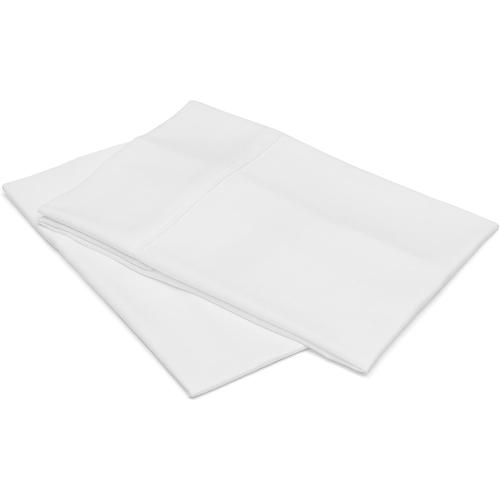 Amazon Basics Standard Pillow Cases Set of 2 - Lightweight, Super Soft Easy Care Microfiber, Bright White, 30 L x 20 W, Pillows Not Included