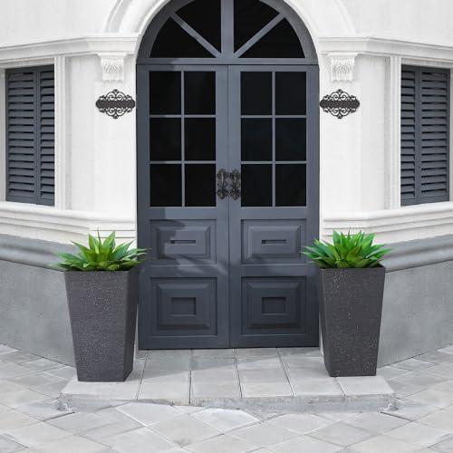 Artificial Plants Fake Agave Succulent Plant 28 Inch Big Size Faux Succulents Stems for Indoor Outdoor Realistic & Natural Home Decor Plants for Office Housewarming