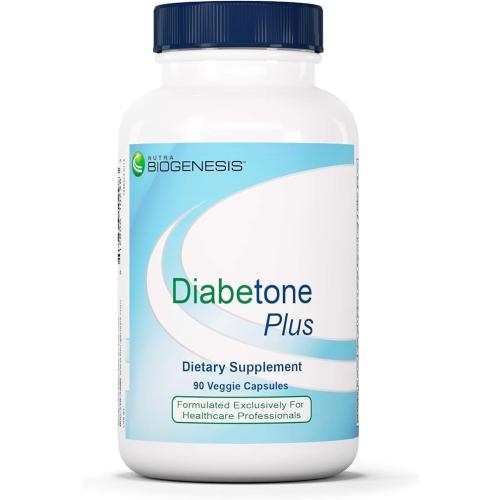 Nutra Biogenesis Diabetone Plus - Metabolic Support Supplement with Cinnamon, Gymnema, Inositol & Bitter Melon, Herbal Balance Complex for Women & Men - 90 Capsules