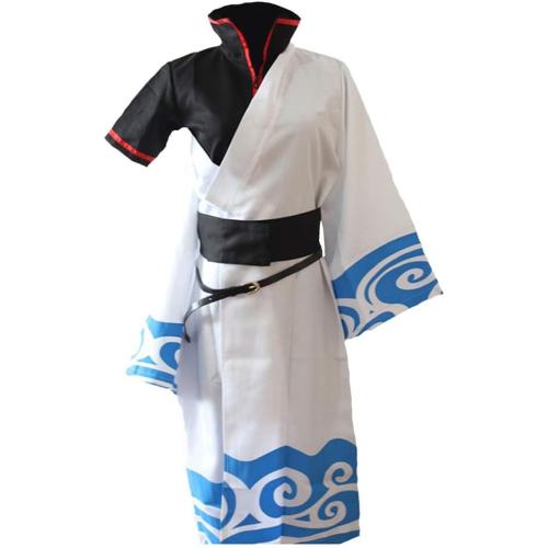 3XL Anime Gintama Cosplay Costumes Sakata Gintoki Kimono Halloween Party Unisex