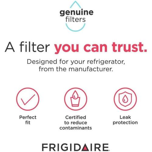 Frigidaire WF3CB Puresource3 Refrigerator Water Filter, White, 1 Count (Pack of 1)