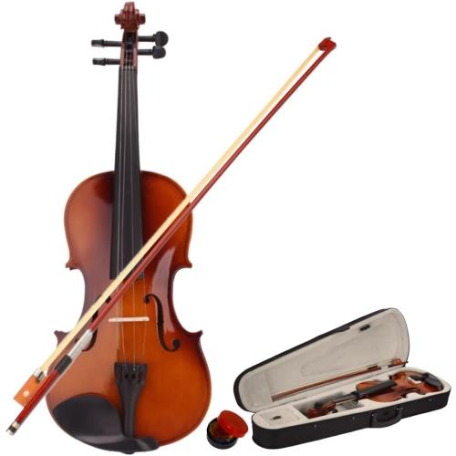 Ktaxon Violin for Beginners Students, Acoustic Violins 4/4, Full Size Fiddle Kit with Case, Bow, Rosin, Adult Teens Learners Age 11  (Natural)