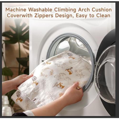Cushion for Climbing Arch, Pillow Lounger Seats Pillow and Cover for Kids
