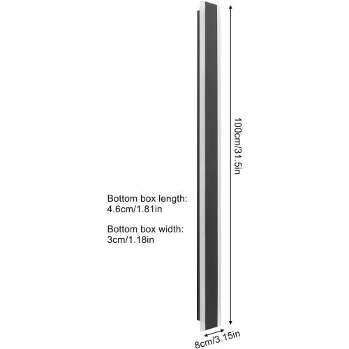 RGB Wall Light, Outdoor LED Wall Lights 3.28Ft Long, 32W IP65 Multicolorred Wall Lights for 75.35-215.28Ft²Areas, Led Porch Lights