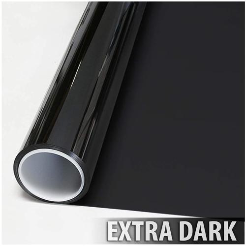 BDF NA05 Window Film Daytime Privacy and Sun Control Natural Black 5 (Very Dark) - 24in X 14ft