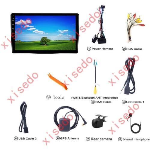 XISEDO for Dodge RAM ProMaster 1500 2500 3500 2014-2022 Car Radio Stereo Carplay IPS Android Car Stereo 9 in-Dash Head Unit WiFi GPS Navigation Steering Wheel Control RAM 2G ROM 32G