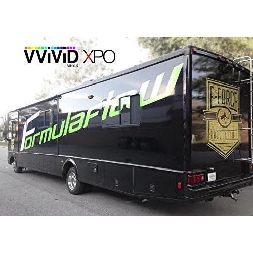 VViViD Black Gloss Bulk Roll Vinyl Wrap Roll with Air Release Technology (3ft x 5ft)