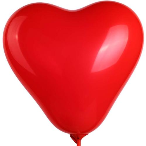 BinaryABC Red Heart Shaped Latex Balloons,Mother Day Valentine's Day Engagement Wedding Party Decorations,10Inch,50Pcs(Red)