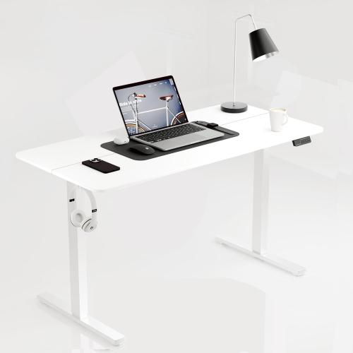43 Electric Standing Desk, Adjustable Height, Sit Stand Up Desk for Home Office & Computer Workstations, Memory Controller, White
