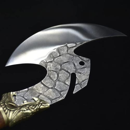 Meat Cleaver, Chef Knife Kitchen Knife Stainless Steel Household Meat Cutting Boning Knifees Strange Outdoor Survival Knife (Color : Chef knife)