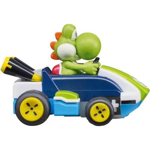 Carrera RC Nintendo Mario Kart 2.4 GHz Mini Collectible Radio Remote Control Toy Car Vehicle - Yoshi