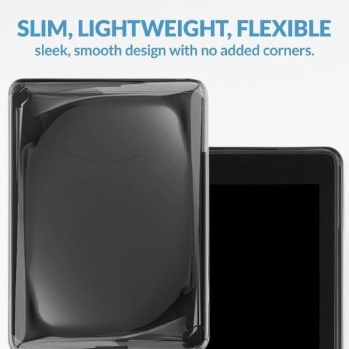 Strapsicle Clear Case for Kindle 11th Generation (2022) - Transparent Silicone Protector Cover for Kindle Devices - Enhanced Protection
