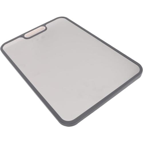 15 x 10in Stainless Steel/Wheat Straw PP Cutting Board for Kitchen, Double Sided for Meat & Vegetables, Kitchen presents