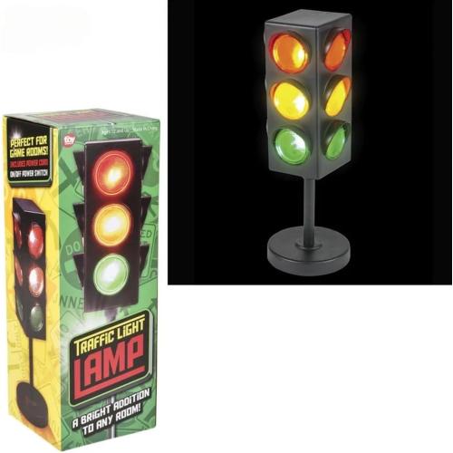 Rhode Island Novelty Eltrali 8 Inch Traffic Light Table Lamp
