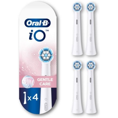 Oral-B iO Series Gentle Care Electric Toothbrush Replacement Brush Heads for an Oral-B Electric Toothbrush, 4 Count, White