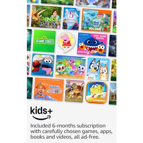 Amazon Fire HD 8 Kids tablet  ages 3-7. With bright 8 HD screen. Includes ad-free and exclusive content, parental controls and 13-hr battery, 32GB,
