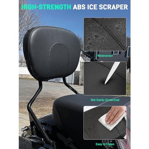 Passenger Backrest Sissy Bar,Detachable Sissy Bar Backrest Compatible with Harley Davidson Street Glide Road King Electra Glide Road Glide 2009-2026