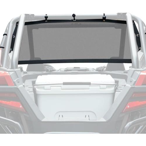 KEMIMOTO Rear Window Net Compatible with 2020-2025 Polaris RZR PRO XP/Pro R/Turbo R Rear Windshield, Airflow UTV Soft Rear Window Shields Against Debris 5 Min Installation Mesh Net