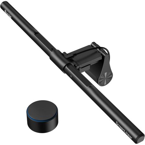 Quntis Monitor Light Bar PRO  with Remote Control, Fit for Curved/Flat Monitor, Eye-Care USB Computer Lamp Dimmable Screen Light Bar with Auto-Dimming, No Glare Home Office Gaming Desk Lamp