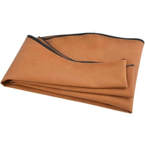 AMEYXGS 60inch Archery Traditional Bow Bag Longbow Case Leather Recurve Bow Case Hunting Recurve Bow Carry Bag Case for Outdoor Shooting Leather Bow Bag
