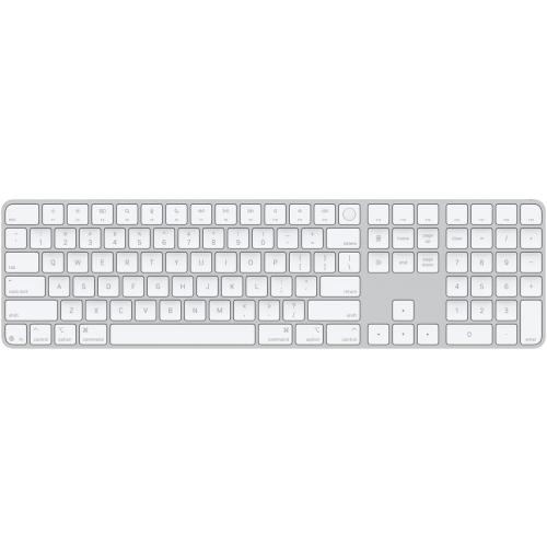 Apple Magic Keyboard with Touch ID and Numeric Keypad for Mac Models with Apple Silicon - US English - White Keys