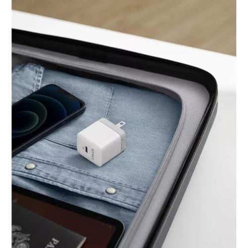 Anker PowerPort III 20W USB-C Wall Charger, Compact Fast Charger, Foldable Plug, Quick Charging for iPhone 16 Series, Galaxy, Pixel, iPad (Cable Not Included), A2631 (With heyday 3ft lighting to USB C cable