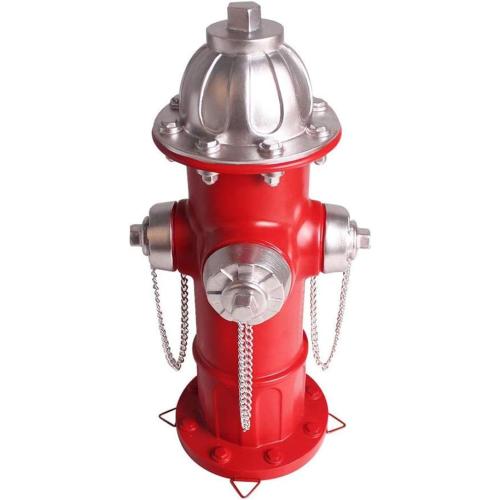 ‼️has mild scratches‼️ Dog Fire Hydrant Pee Post Statue with 4 Stakes, Fake Fire Hydrant for Dogs to Pee On Puppy Pee Post Training Tool Yard Garden Indoor Lawn Ornament Outdoor Statue (17.5 * 7.3 inch)