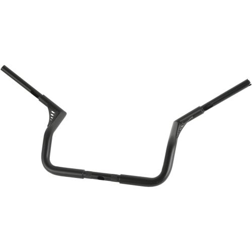 XMT-MOTO Black 1 1/4 Rise 12 Ape Hanger Handlebar For Harley Dressers Baggers Touring