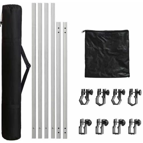 Universal Sunshade Tent Crossbar,Suitable for 10X20,10X15,10X10 pop-up sunshades,with Frame connectors,10 Foot Universal Crossbar,Crossbar only (30 mm Square clamp   Crossbar)