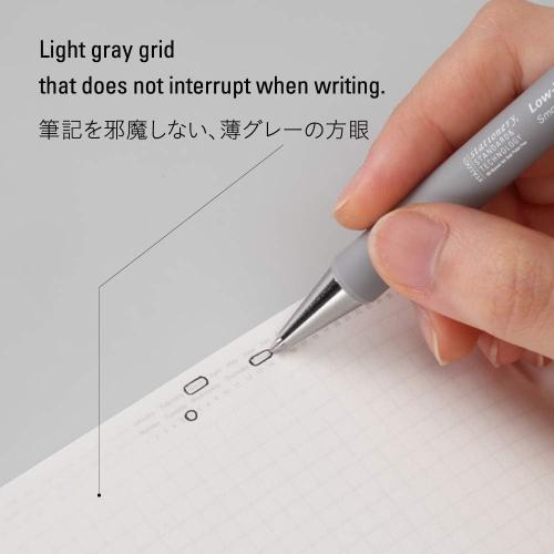Nitoms S4122 STALOGY Notebook, B6, Squared, 365 Days Notebook, Yellow