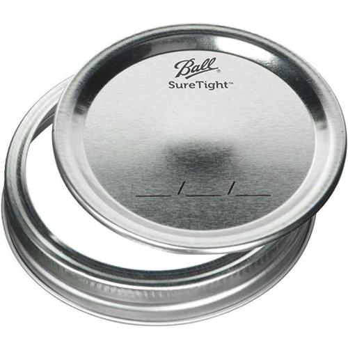 Ball Regular Mouth Glass Mason Jars with Lids and Bands, Used for Canning (Quart, 32 Ounce (Pack of 6))