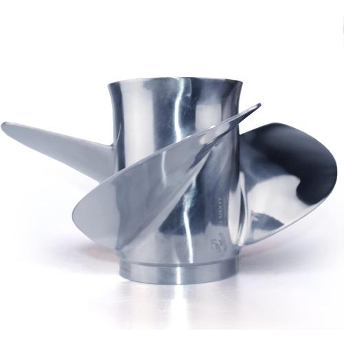 CAPTAIN Stainless Steel Outboard Propeller, 13 1/4 Diameter x 17 Pitch fit Johnson Evinrude 45 50 55 60 65 70 75 85 88 90 100 110 112 115 120 125 135 HP Engines, 13 Spline Tooth RH Boat Prop