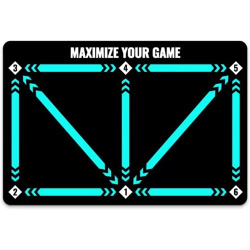 2025 New Football Footstep Training Mat, Dribble Silent Auxiliary Props, Soccer Trainer, Wear Resistant Dribble Control Soccer Training Aid Mat, Auxiliary Prop