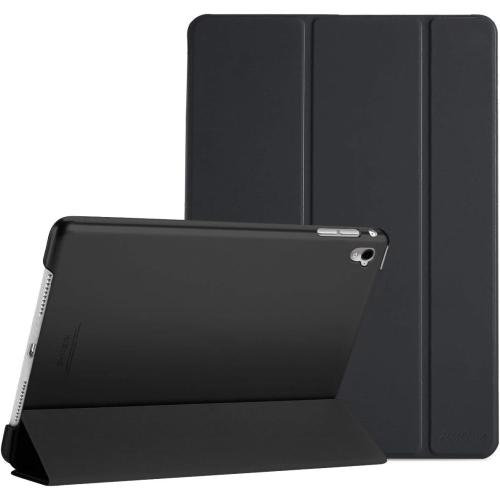 ProCase Smart Case for iPad Pro 9.7 Inch 2016, Ultra Slim Lightweight Stand Smart Case Shell with Translucent Frosted Back Cover for iPad Pro 9.7 Inch (A1673 A1674 A1675) -Black
