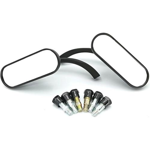 Motorcycle Mirrors For Universial 8mm 10mm good Motorcycle Mirror Scooter E-Bike Rearview Mirrors Electromobile Back Side Convex Mirror(Silver)