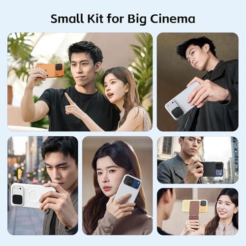 SmallRig Square ND & Black Mist Filter Kit for iPhone 17 Pro Max, Magnetic Lens Filters with Base Mount, Black Mist Diffusion 1/4 Filter/ND2/ND4/ ND8/ND16/ND32, 6 Pack, Blue- 6076