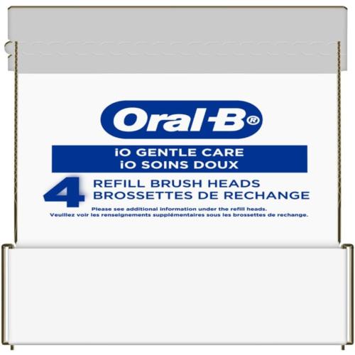 Oral-B iO Series Gentle Care Electric Toothbrush Replacement Brush Heads for an Oral-B Electric Toothbrush, 4 Count, White