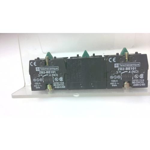 Telemecanique Zb2-Be101 - Pack of 3 - Contact Block 10 Amp, 1 N.O. 4 Zb2-Be101 - Pack of 3 -
