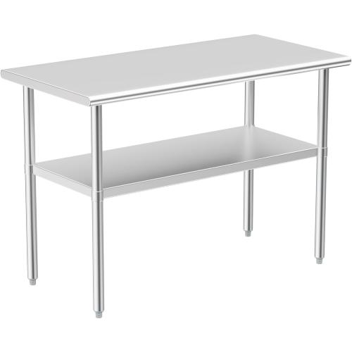 Size 24x72 Stainless Steel Table for Prep & Work